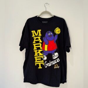 Mcdonalds x Market Grimace Hoops Vintage Inspired T-Shirt
